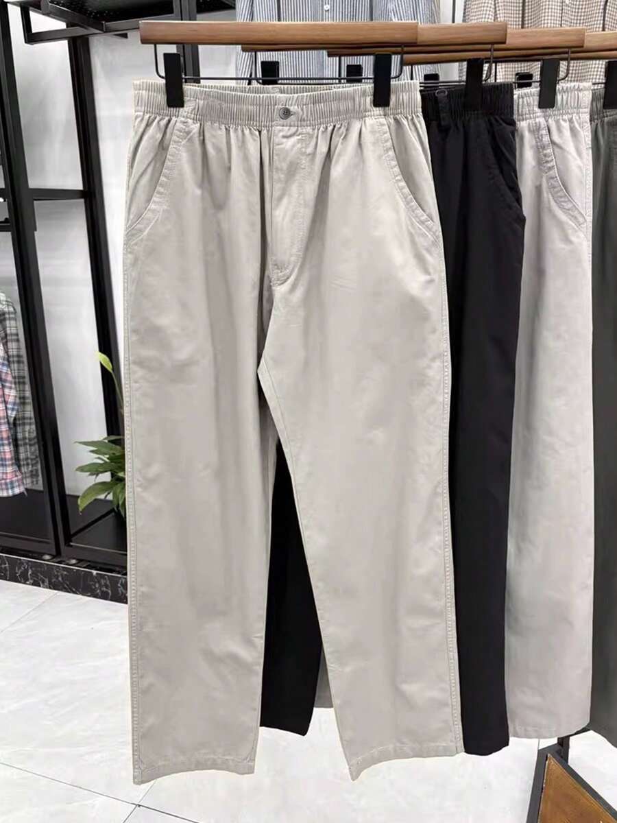 Pantalones rectos poliusos para actividades recreativas en espacios abiertos - Caqui - Ver 1