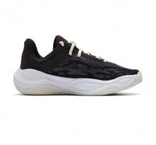Under Armour Curry Flow 11 透氣網面防滑耐磨男女低筒實戰籃球鞋 - 黑色 - 查看 2