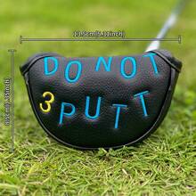 ​Sleek Minimalist Putter Head Cover - Protective Durable Gear For Golf Enthusiasts & Casual Players | Perfect For Practice Sessions & On-Course Matches - Multicolor - View 10