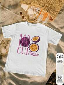 Graphic Tee, Soft Fabric, Cotton Clothing, Outdoor Top, Printed Print, Women's Summer T-Shirt, Summer Blouse, Vacation Outfit, Travel Style, Beach Vibe, Minimalist Resort Wear - 白色 4 - 查看 4