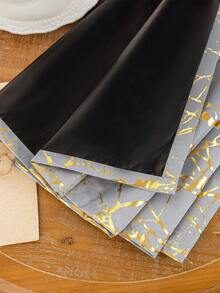 1 pieza/2 piezas Cortinas opacas/Cortinas con estampado de mármol en lámina/Diseño con ojales en la parte superior/Múltiples colores y tamaños disponibles/Cortinas 100% opacas/Protección de privacidad/Bloqueo de luz solar y oscurecimiento de la habitación/Cortinas para sala de estar, dormitorio, estudio/Cortinas para días festivos/Cortinas gris oscuro - Gris Oscuro - Ver 10