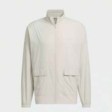 Adidas Áo khoác thể thao dệt kim nam FL MH WV JKT - Màu be xám - Xem 2