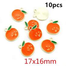 10pcs Fruit Enamel Metal Charms Apple Orange Carrot Pendant For DIY Necklace Bracelet Jewelry Making Findings Supplies - Fruit - View 14