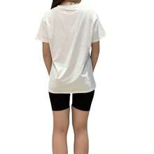 Women's T-Shirt Blouse With Loving Phrases, Casual And Emotional Clothing For Mother's Day Gift, Pure-Cotton - 白色 - 查看 4