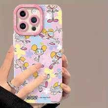 Tema de dibujos animados florales rosas de Dee Deefunda de teléfono Fundas compatibles con ,Apple,VIVO,OPPO,,, y Honor.Fabricadas en silicona TPU,ofrecen protección contra golpes y caídas.regalos para mamá - Blanco - Ver 2