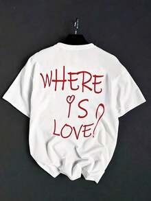 Fashionable T-Shirts For Men - White - View 13