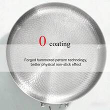 Chảo hợp kim titan dày dặn, được rèn thủ công, rất lý tưởng để chiên trứng và bít tết, với bề mặt chống dính không cần lớp phủ giúp dễ dàng vệ sinh. Chảo phù hợp với cả bếp điện và bếp ga. - Xem 4