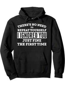 Compatible With The Talentless But Connected Hoodie, Warm Cotton Blend, Essential For Fall And Winter Casual Wardrobe, Versatile Hoodie - Comfortable Everyday Wear, Perfect Gift_903 - 黑色 13 - 查看 1