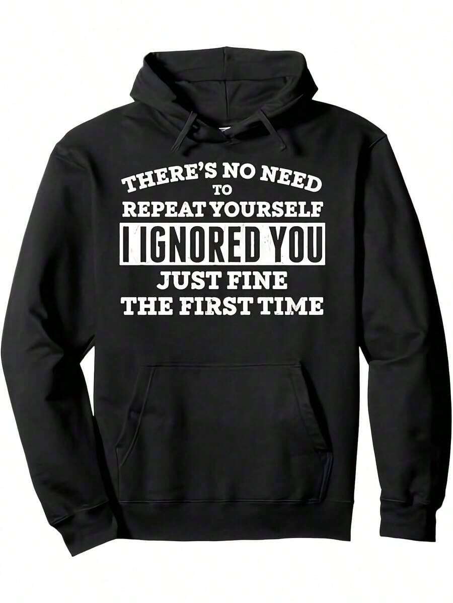 Compatible With The Talentless But Connected Hoodie, Warm Cotton Blend, Essential For Fall And Winter Casual Wardrobe, Versatile Hoodie - Comfortable Everyday Wear, Perfect Gift_903 - 黑色 13 - 查看 1