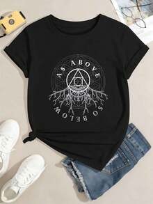 Women T-Shirts - Black - View 2