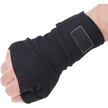 Black Polyur Boxing Ding Bandage, Sports Hand Wraps For Fighting Muay, Breathable Anti Slip Hand Strap With Fixed End, Protective Wrist Support For Ing, 300x5cm - Multicolor - View 4