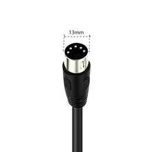GLHONG MIDI Y Splitter Cable Adapter, Din 5 Pin Female Jack To Dual 2 Male Plug Socket Cable For MIDI Mixers,MIDI Keyboards,Music Mixers Electronic Pianos - White - View 4