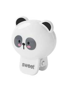 1pc Cute Animal Toothbrush Cover, Panda, Tiger, Pig Shaped Toothbrush Head Protector With Strong Spring Clip And Breathable Travel Case, Suitable For Daily Use Or Travel - Multicolor - View 9