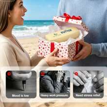 1. Đồ chơi bóp mềm hình pho mát bơ giống thật, hương bơ tự nhiên, đồ chơi kích thích giác quan ASMR mềm mại. - Nhiều màu - Xem 5