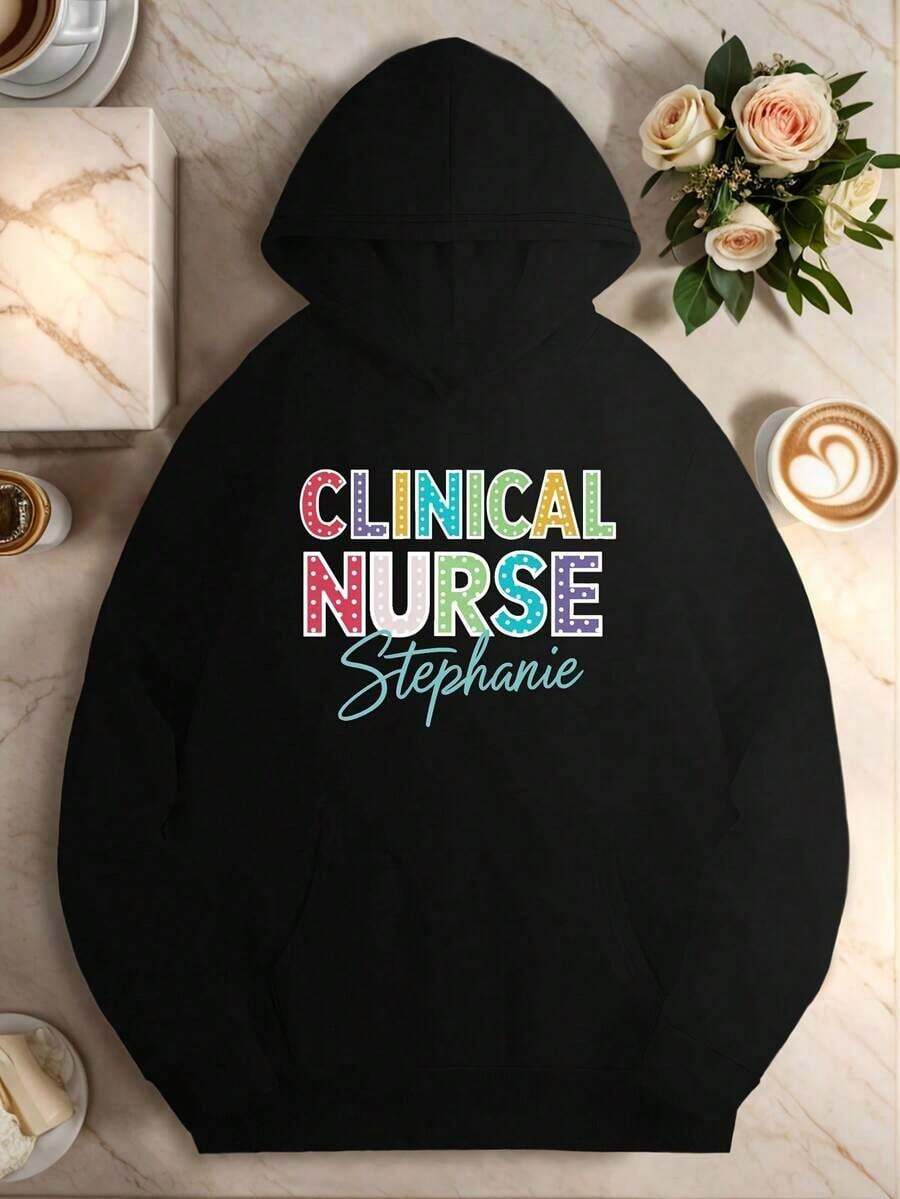 Compatible With The Talentless But Connected Hoodie, Warm Cotton Blend, Essential For Fall And Winter Casual Wardrobe, Versatile Hoodie - Comfortable Everyday Wear, Perfect Gift_903 - 黑色 6 - 查看 1