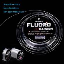 PRO BEROS PROBEROS 100M Fluorocarbon Coating Fishing Line 2.2LB-29.3LB Carbon Fiber Monofilament Leader Line Carp Fishing Sinking Line - Clear - View 8