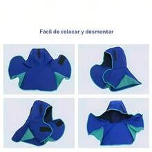 Protection du cou et de la tête - bleu - Voir 3