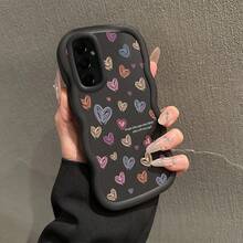 Fashionable And Cute Anti-Pollution Korean Anime Style Niche Casual Cartoon Phone Case, Suitable For 05s/A13 5G/A13/A04s/A14 4G/A14 5G/A15 4G/A15 5G/A24 4G/A25 5G/A54 5G/A55 5G/A16/A16 5G/A36/A56/A26 5G/M23/F23/M13 4G/F13 4G/A34 5G/A35 5G, With Shock-Absorbing, Anti-Slip, Lightweight, Durable, And Anti-Pollution Features. - White - View 7