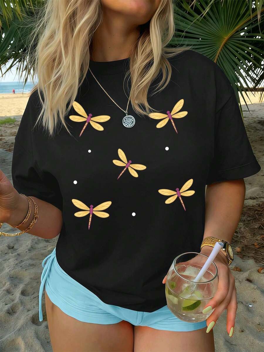 Kvinnor T-shirts - Svart - Visa 1