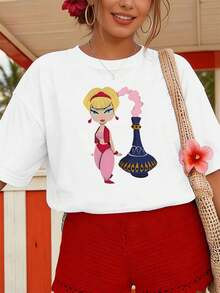Women T-Shirts - White - View 1