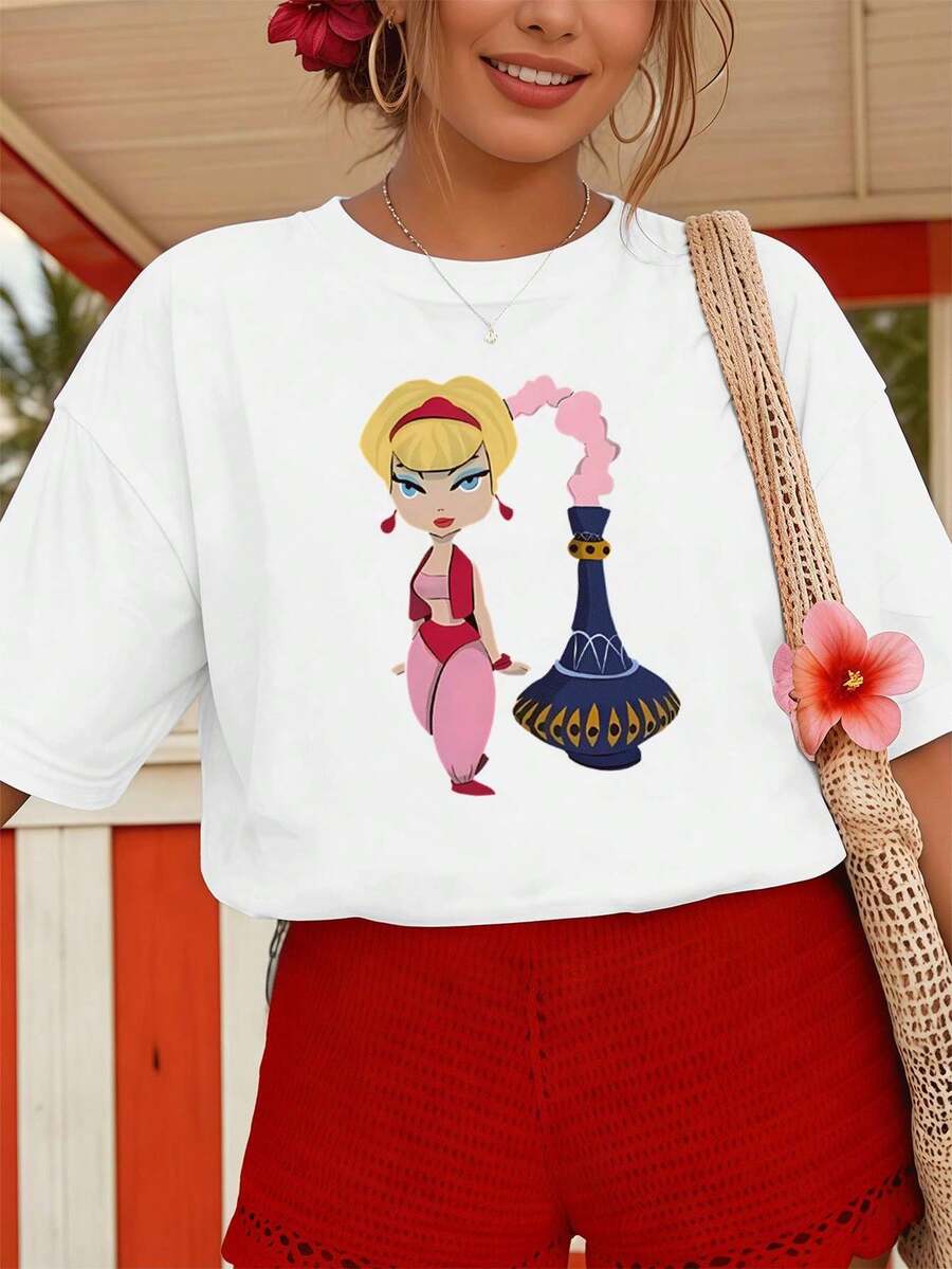 Women T-Shirts - White - View 1