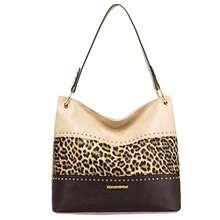 Hobo Bag For Ladies Shoulder Handbags With Back Pocket Purses, With Zipper, Purses, With Zipper - B-beige/Leopard/Coffee - View 1