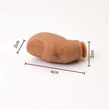 Funny Big Toe Charm, Turn Sandals Into "Real Toes" In A Snap, Lifelike Toe Shoe Ornament, Hilarious And Creative Accessory - Multicolor - View 3
