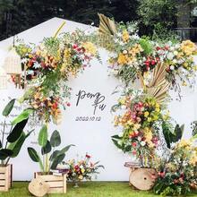Decorativo Dorado Con 95pcs Globos,Soportes De De Boda De Metal Decorativo.87 * 6.72 FT,Demolido Resistente Para Globo,Wedding Arch Para CumpleañOs Ceremonia De GraduacióN - 1 - Ver 3