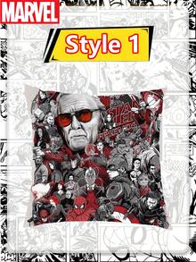 Marvel 漫威系列抱枕，印有钢铁侠、美国队长和蜘蛛侠等角色。色彩丰富，细节精致。面料舒适耐用，轻松为沙发和卧室增添超级英雄氛围。 - 多款 - 查看 14