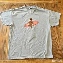 2026 Summer New Arrival [100% Cotton][Graphic Tee] Surfing Graphic T-Shirt – Tee, Cute Cartoon Monkey Shirt, Unisex Casual Streetwear Top,T-Shirt - 灰色 - 查看 12