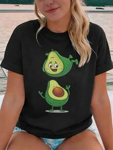 Women T-Shirts - Black - View 1