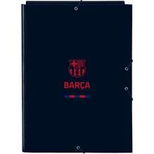 | Folder Folio FC Barcelona Corporate 3 Flaps, Hard Covered, Closure With Elastic Bands, School Organizer With 3 Internal Flaps, Official License - Folder (3) - View 2