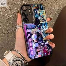 Funda para Móvil: Estilo Cyberpunk Ilustración Collage Compatible con 25ULTRA, S24PLUS, S23FE, S21PRO, S22, S20+, A03S, A05S, A14, A31, A53, A34, A10, A04E, M04, A33, A35, A55, A72, A71, A70, A22, A16, A06, A20S, A54 , -Manchas, Moderna, a la Moda, Colorida Plateada IMD - Color 1 - Ver 1