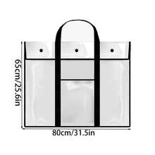 Large Capacity Carrying Handle Drawing Board Bag, Large Poster Storage Bag, Large PVC Document Organizer Bag, Artwork Whiteboard Bag - Large Poster Storage Bag - View 6