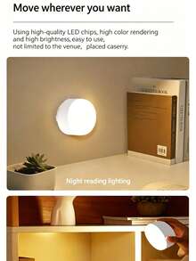 1/2pcs Multi-Function LED Light Bulb Camping Lantern, Ultra Bright USB Rechargeable Tent Light, Suitable For Camping Gear, Emergency Use And Yard Decoration - White - View 7