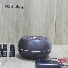 550ml Diffuser 6 Oils  Soundwave, Remote, Timer & Color Lights ,Home/Office/Hotel Use. - Mist - Ver 7