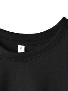 Personalized Summer Palm Tree T-Shirt, Beach Vibes & Beach Life, Cotton, Y2K Style, Beach, Travel Gift Idea - 黑色 - 查看 5