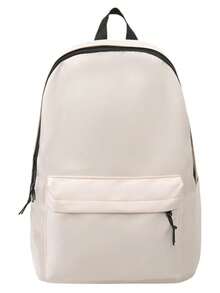Unisex Minimalist Black Backpack | Water-Resistant Nylon Daypack For Work/Commute/School | Adjustable Straps Multi-Pocket,Y2k - Multicolor - View 16