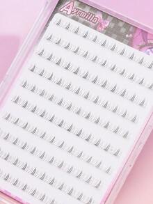 Self-Adhesive Lower Lash Clusters, No Glue Needed, Natural Lower Lashes, Soft Fluffy Segmented False Eyelashes, Pre-Coated Adhesive Design, Easy To Apply, Reusable, Lightweight, Natural Look, Suitable For Doll Eyes, Anime And Daily Makeup - C - View 5