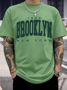 Camiseta de Manga Corta para Hombre 100% Algodón Puro, Estilo Casual y Deportivo de Moda Urbana, Nuevo Estilo de Verano - Negro - Ver 10
