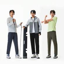 LI-NING Men's Ice-Sensitive Quick-Dry Pants Straight-Leg Fitness Trousers (Xu Xin Edition - Table Tennis World Champion) AKYW043-1 - 黑色 - 查看 2