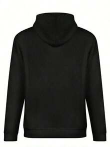 Compatible With The Talentless But Connected Hoodie, Warm Cotton Blend, Essential For Fall And Winter Casual Wardrobe, Versatile Hoodie - Comfortable Everyday Wear, Perfect Gift_903 - 黑色 6 - 查看 2
