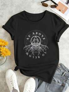 Women T-Shirts - Black - View 2