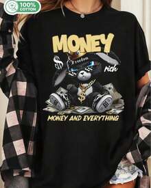 Women T-Shirts - Black - View 1