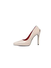 New Pointed Stiletto Heels For Women, Super High Heels, Versatile Stiletto Heels With Red Soles, Women's Shoes. - 黑色漆皮(11公分) - 查看 7