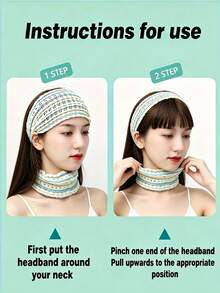 2pcs Stretchy Facial Headbands, Women's Simple Hair Accessories For Mask Wearing & Makeup, Seamless & Non-Marking, Soft & Comfortable Material Ponytail Hair Ties Elastics Rubber Bands - Multicolor - View 5