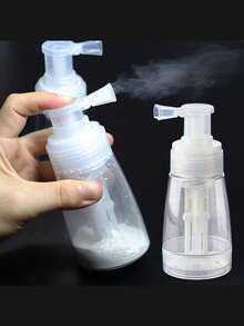 Multi-Function Powder Dispenser Bottle, Leak-Proof Powder Sprayer For Home Use, Portable Talcum Powder/Pepper Powder Shaker With Trumpet Mouth, Refillable, Perfume Bottle, Travel Bottles - Multicolor - View 3