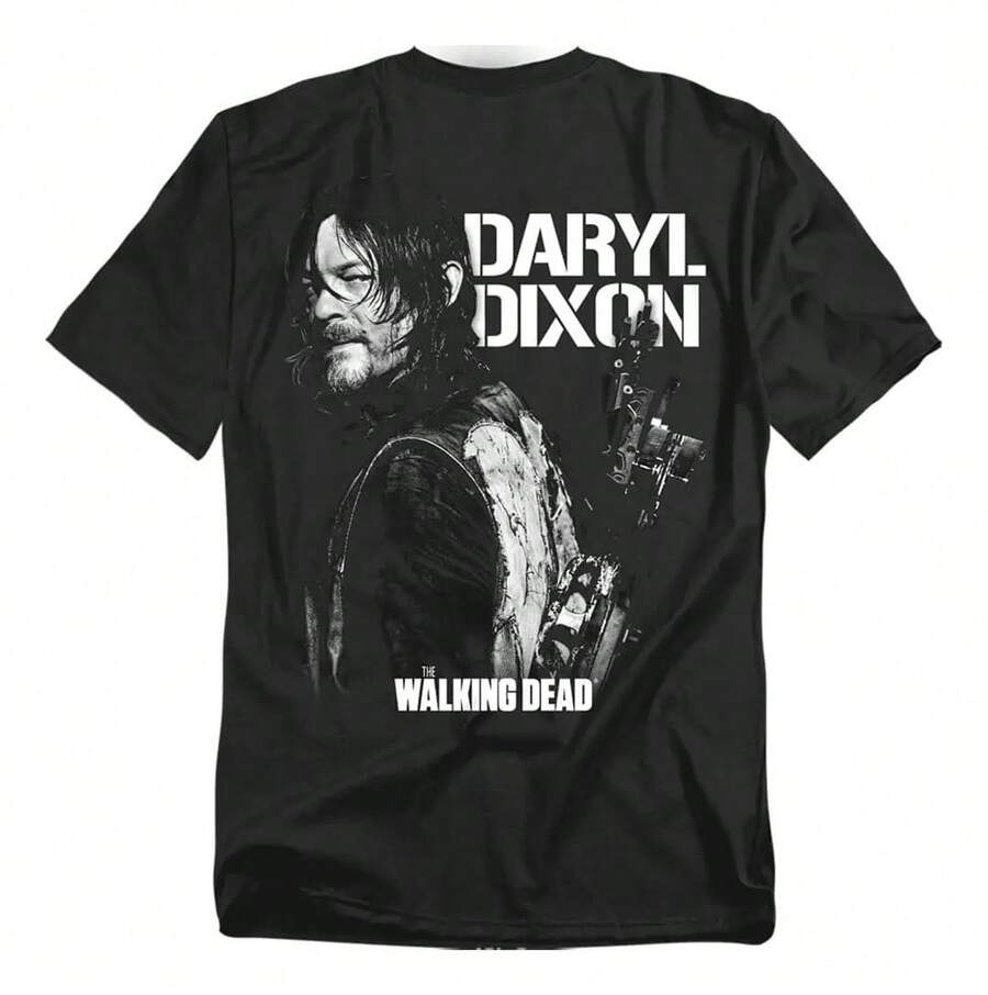 Camiseta The Walking Dead De Daryl Dixon - Negro - Ver 1