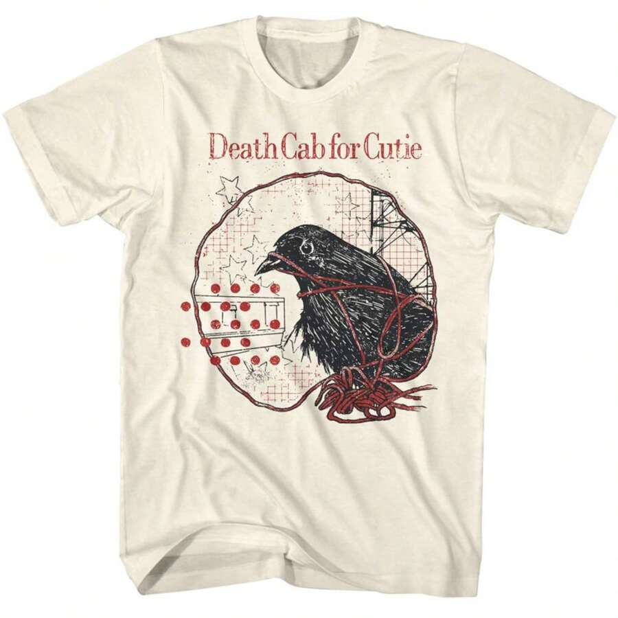 Death Cab For Cutie String Theory Natural T-Shirt - White - View 1