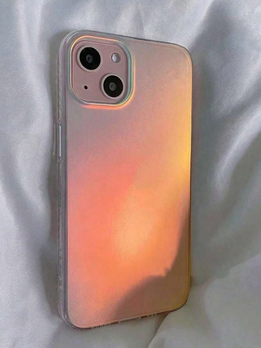 1 Ốp lưng điện thoại INS Matte Gradient Soft Case, dành cho iPhone 17 16 15 14 Pro Max 11 13 12 Plus Vibe, chất liệu silicon chống sốc. - trắng - Xem 1